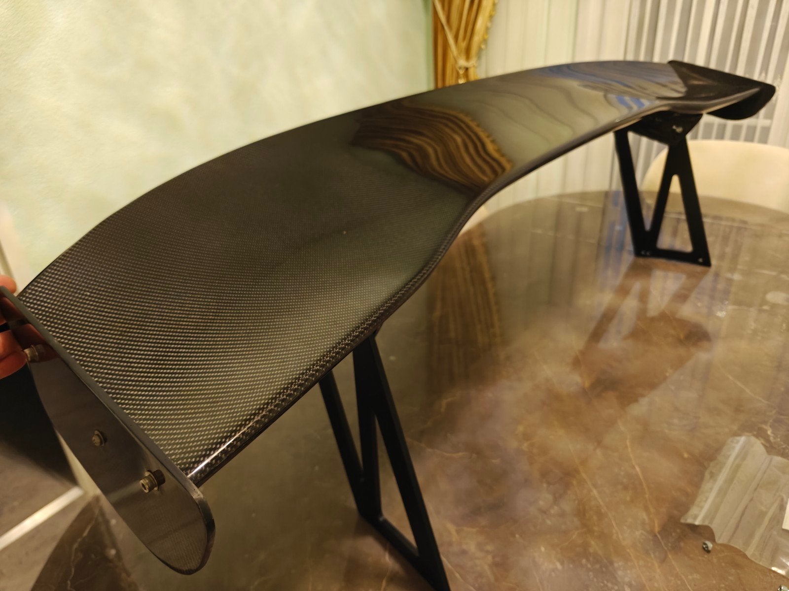 Carbon Fiber GT Spoiler Achtervleugel 160cm, Auto diversen, Ophalen