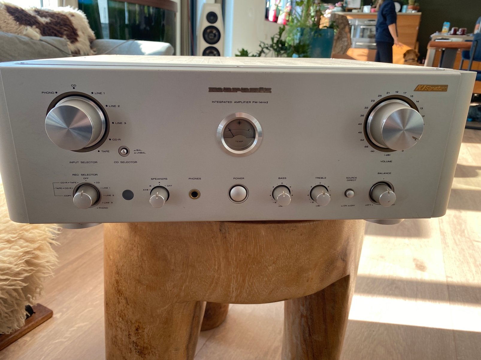 Marantz PM-14 MKII KI Signature – geïntegreerde versterker, Ophalen, Zo goed als nieuw, 120 watt of meer, Marantz