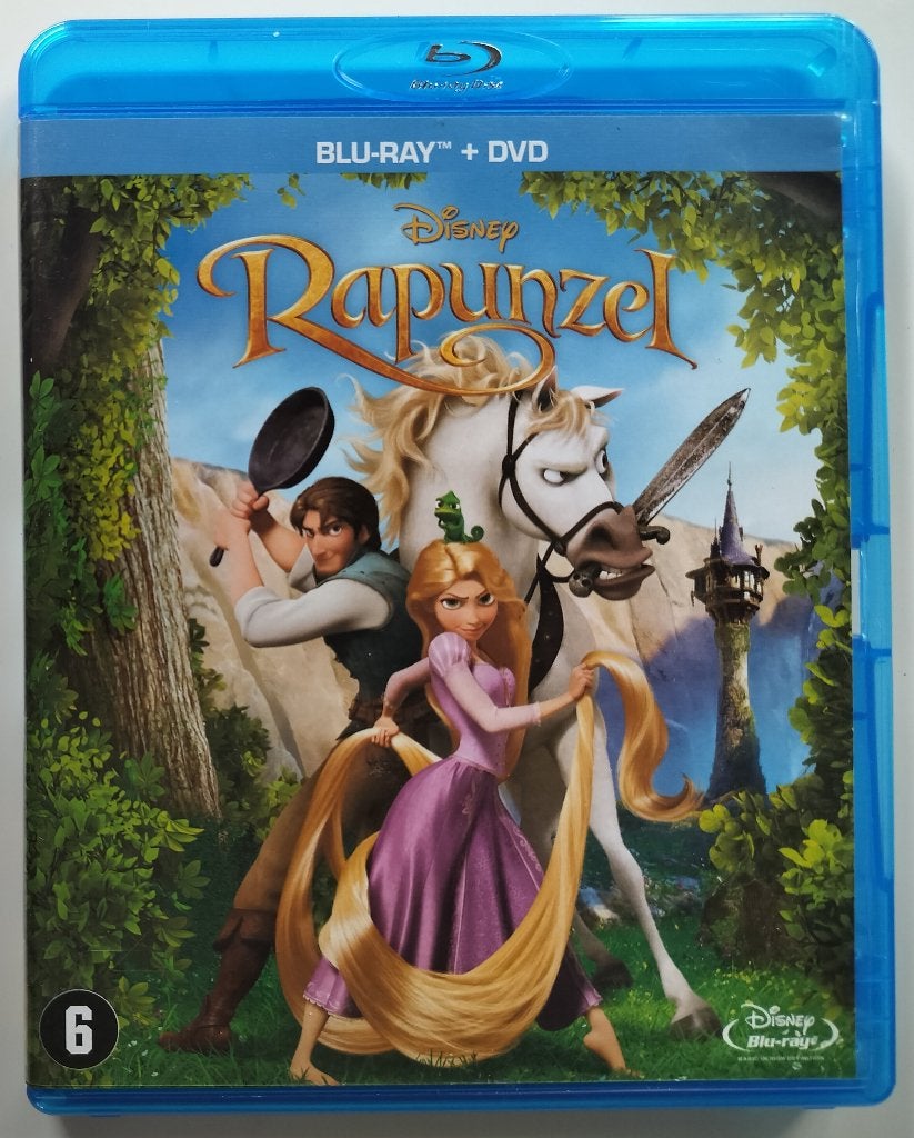 Rapunzel / Tangled [2010] *Blu-ray & DVD, Inclusief DVD, Film, Nederlands, Ophalen of Verzenden