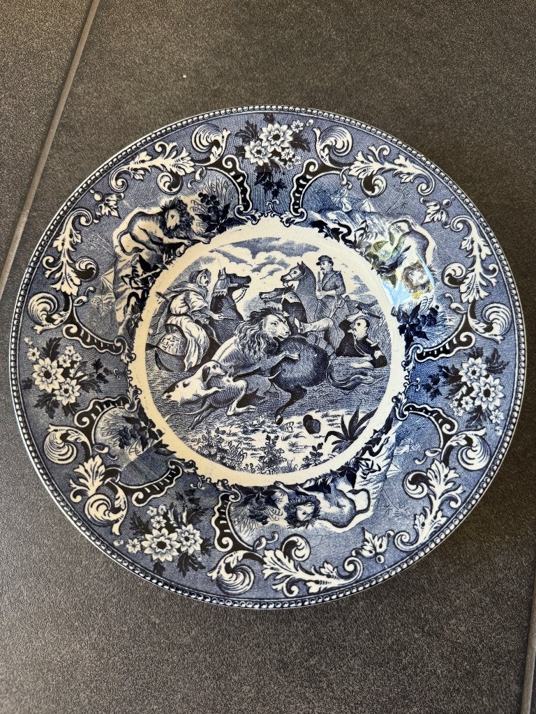 Antiek bord (Lion), Antiek en Kunst, Ophalen of Verzenden