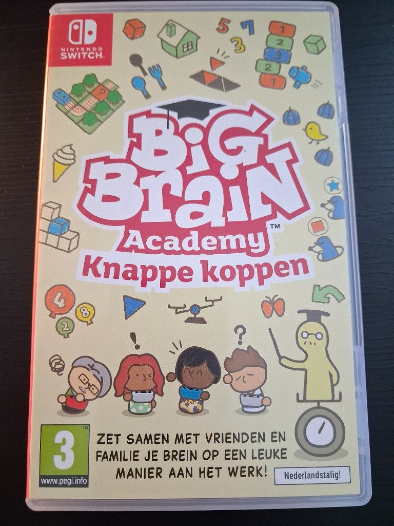 Big Brain Academy, Ophalen, Zo goed als nieuw, Zonder controller, Switch Original