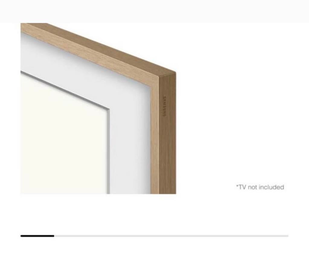 Te koop: teak kleurige lijst voor Samsung The Frame 43 inch., Ophalen of Verzenden, Zo goed als nieuw