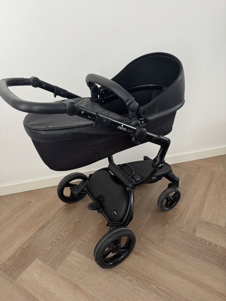 Mima Xari Black on Black (Limited edition), Gebruikt, Met reiswieg, Ophalen, Kinderwagen