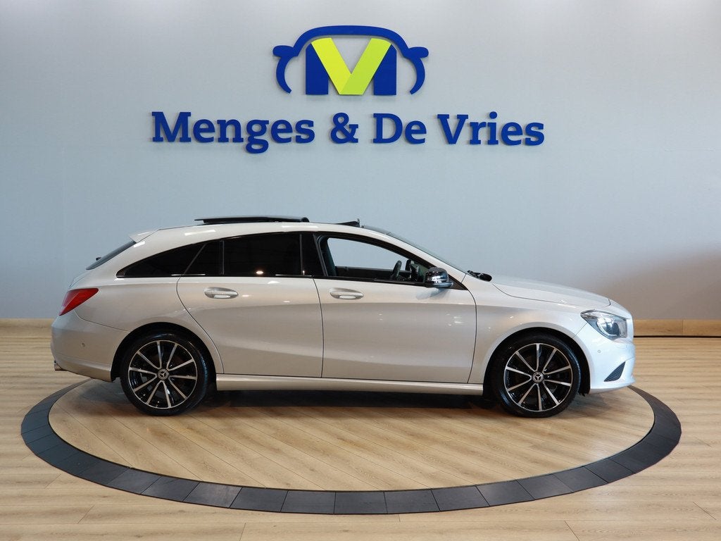 Mercedes-Benz CLA-Klasse Shooting Brake 220 CDI Edition Airc, Gebruikt, 4 cilinders, Leder en Stof, Automatische klimaatregeling