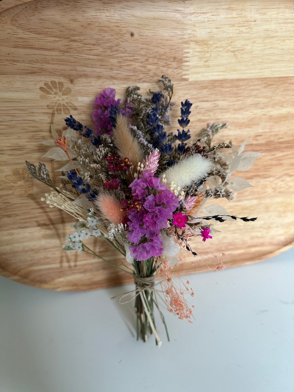 Prachtig corsage met droogbloemen, Ophalen of Verzenden, Nieuw, Meerkleurig, Natuurlijk materiaal