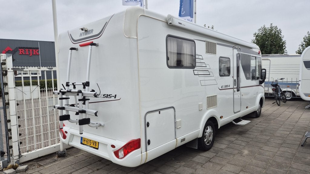 Hymer Exsis-I 698 EX, Caravans en Kamperen, Campers, Integraal, Ringverwarming, Fiat, Fietsendrager