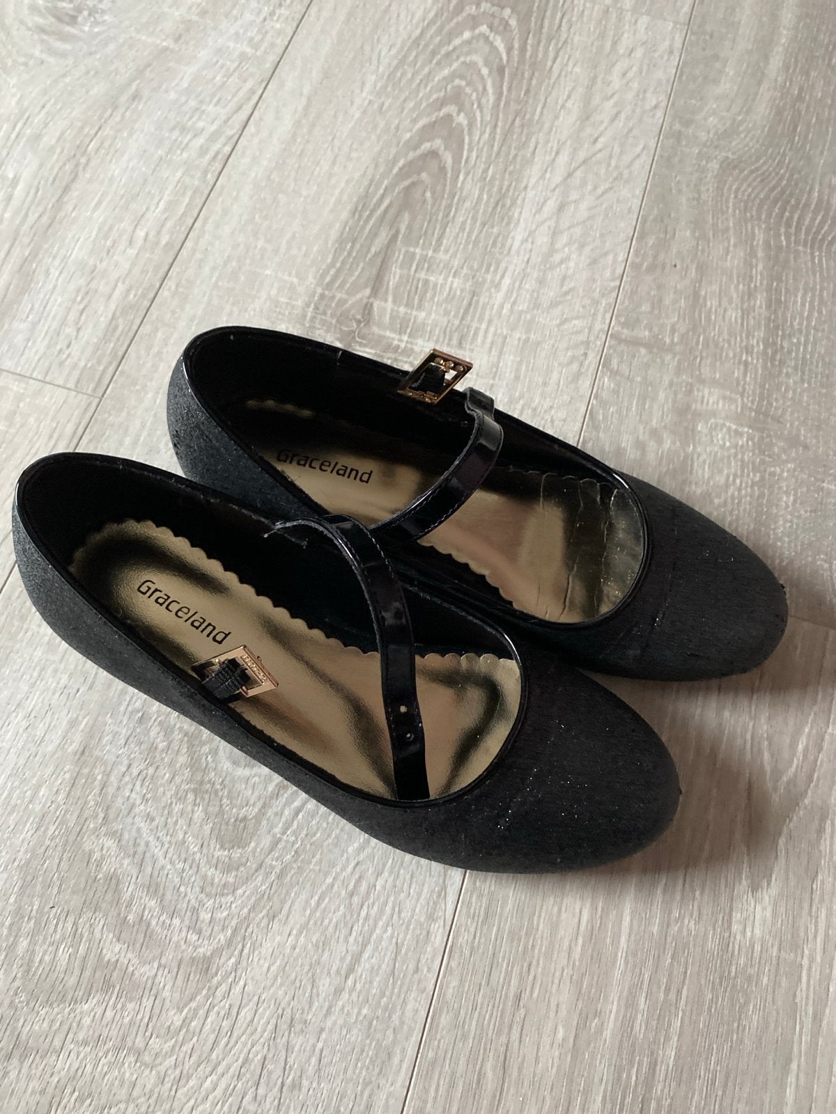 Zwarte Graceland prinsessenschoenen maat 33, Kinderen en Baby's, Ophalen of Verzenden, Zo goed als nieuw, Meisje, Schoenen