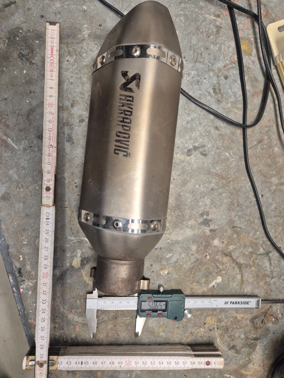 Akrapovic uitlaatdemper - Gebruikt, Motoren, Ophalen of Verzenden, Gebruikt