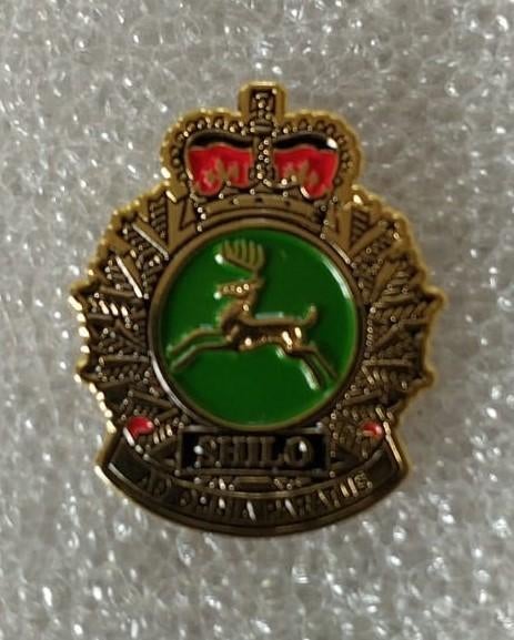 Pin Canadese legerbasis Shilo, Verzenden, Landmacht, Amerika, Embleem of Badge