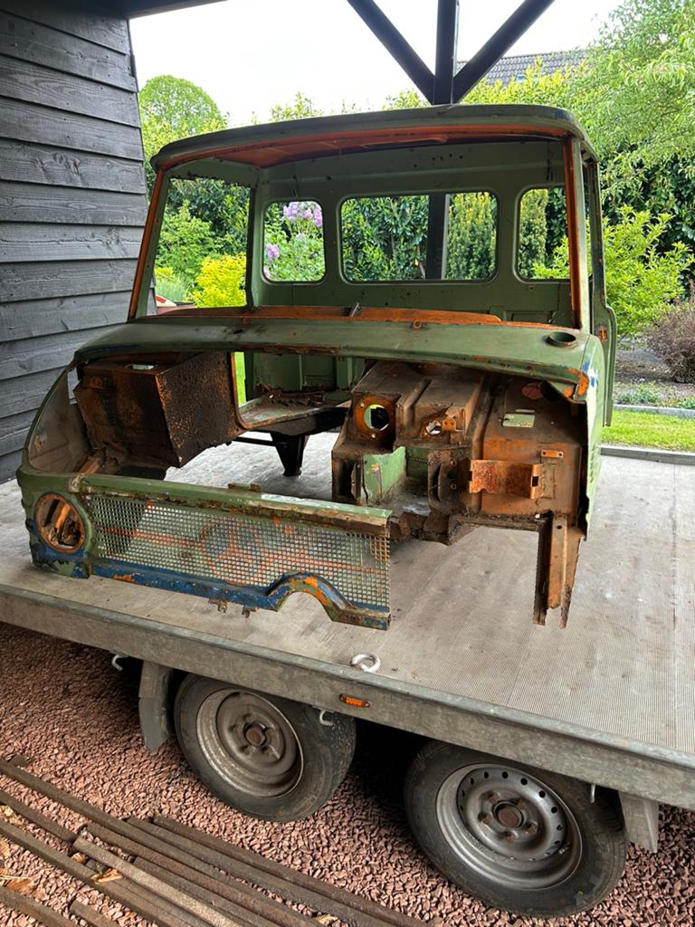 Cabine/deuren/motorkap unimog 406, Ophalen, Voor, Motorkap