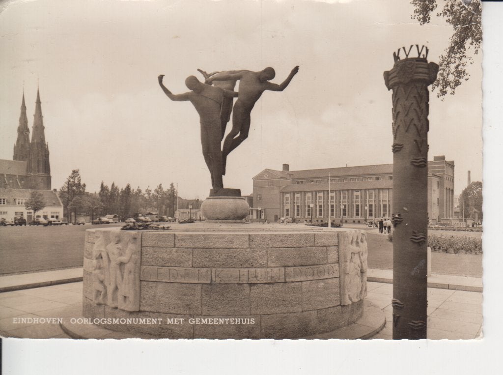 EINDHOVEN, oorlogsmonument, Verzenden, Gelopen, Noord-Brabant