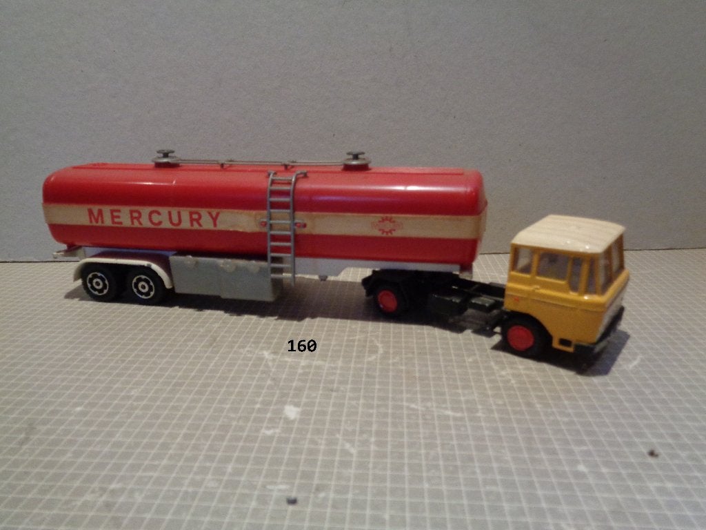 lion daf 2600 met tankt trailer code 3, Verzenden, Zo goed als nieuw, Bus of Vrachtwagen, Lion Toys