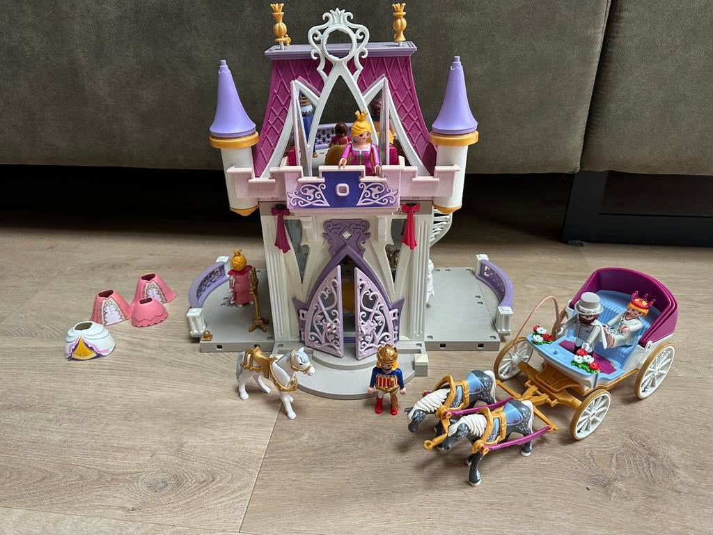 Playmobil kasteel en koets, Ophalen of Verzenden, Zo goed als nieuw