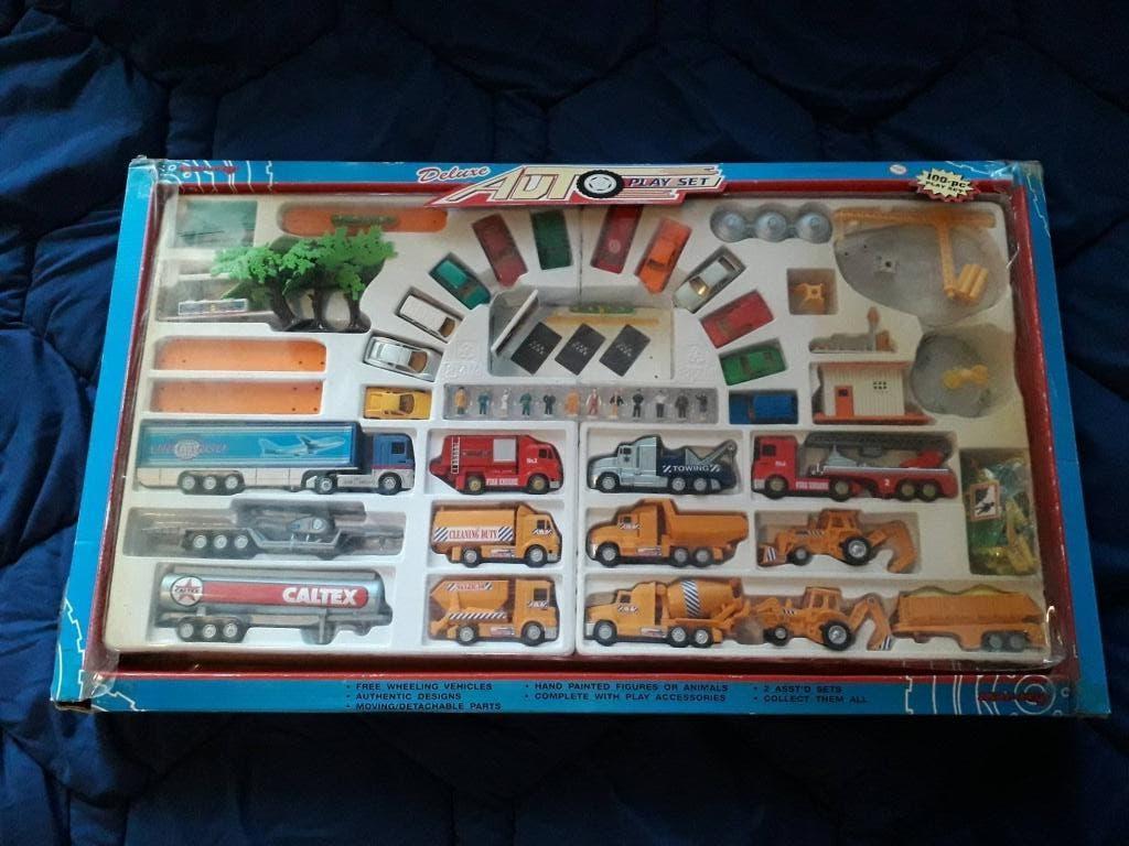 deluxe auto play set               auto        vrachtwagen, Ophalen of Verzenden, Zo goed als nieuw, Auto