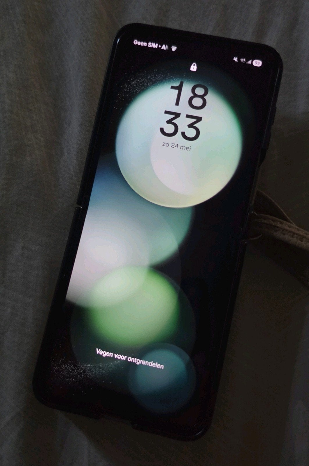 Samsung Z Flip 5, Ophalen, Zwart, Zo goed als nieuw, Galaxy Z Flip