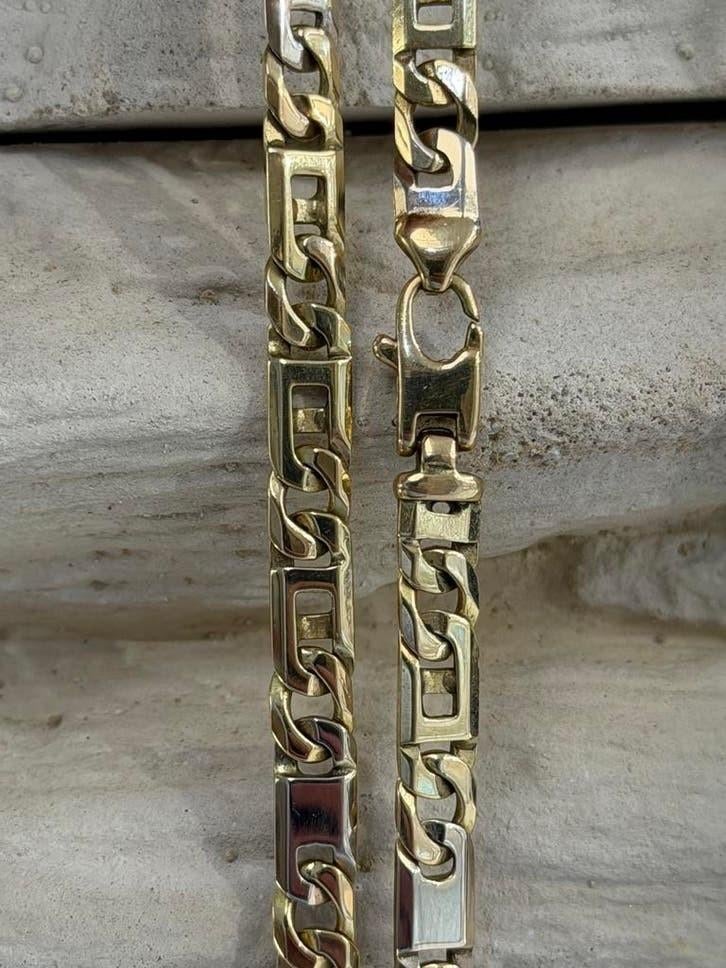 Gouden Rolex ketting 18kt, Www.bredajuwelier.nl, Nieuw, Ophalen of Verzenden, Www.bredajuwelier.nl