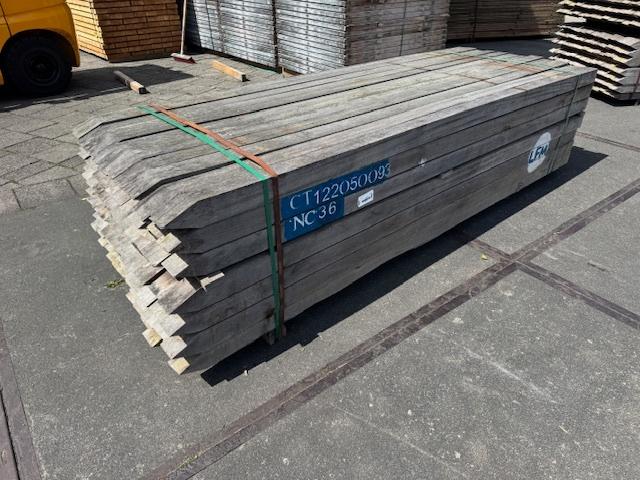 Pakket hardhouten palen 270x8x8cm (84 stuks), Tuin en Terras, Palen, Balken en Planken, Ophalen, Palen, Nieuw, Hardhout