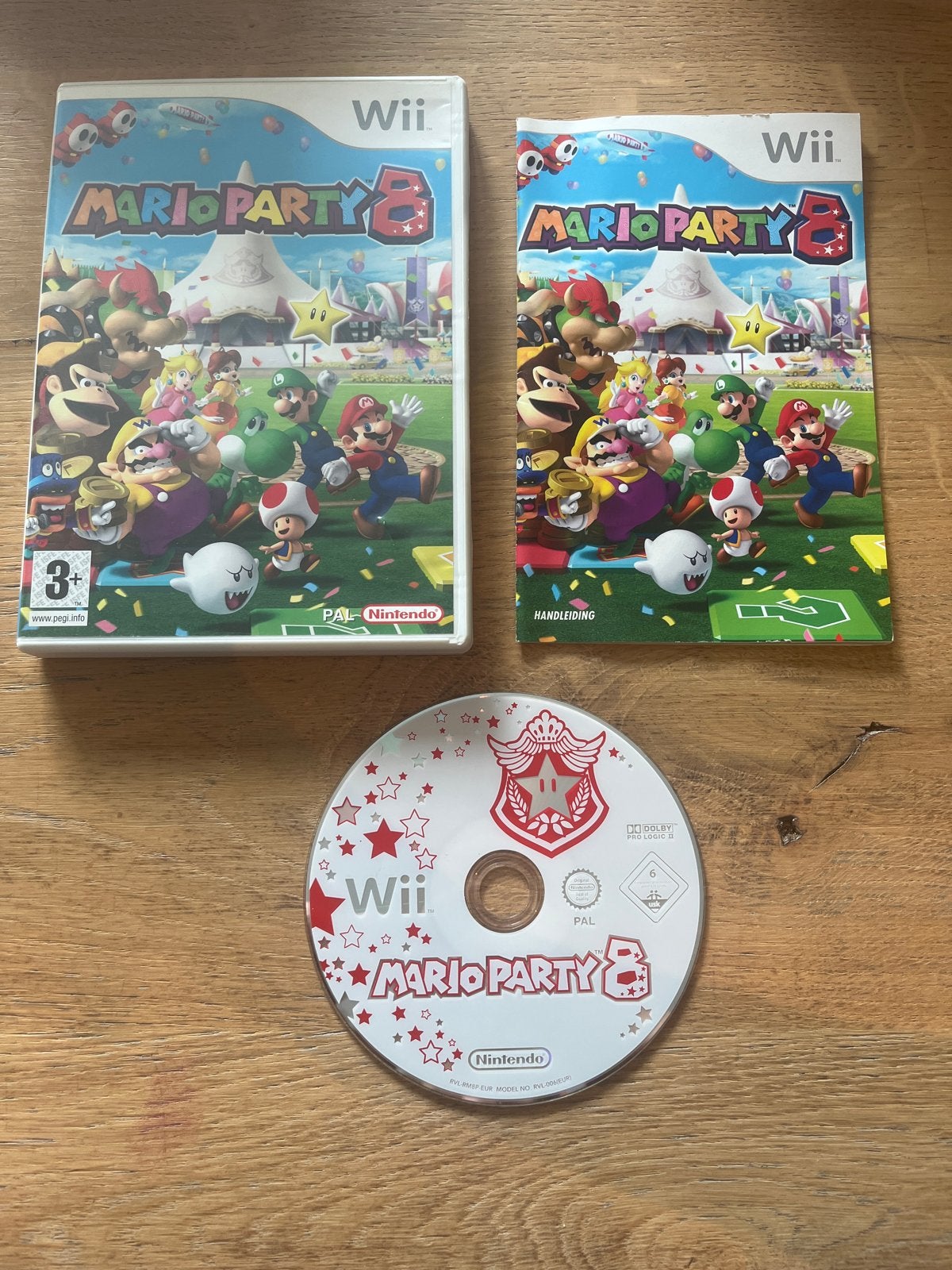 Mario Party 8 - Nintendo Wii - Compleet, Spelcomputers en Games, Overige genres, Ophalen of Verzenden, Zo goed als nieuw, 3 spelers of meer