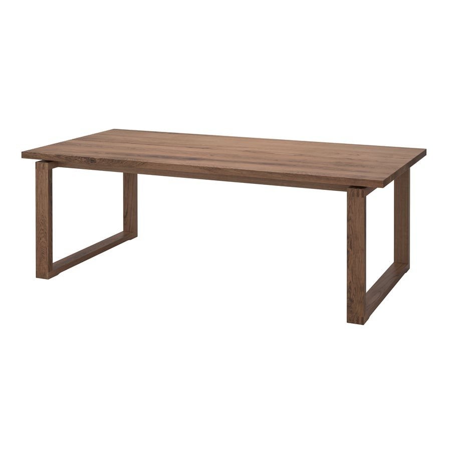 Eettafel 6 personen - IKEA MÖRBYLÅNGA 220x100 cm, Ophalen, 200 cm of meer, 50 tot 100 cm, Zo goed als nieuw