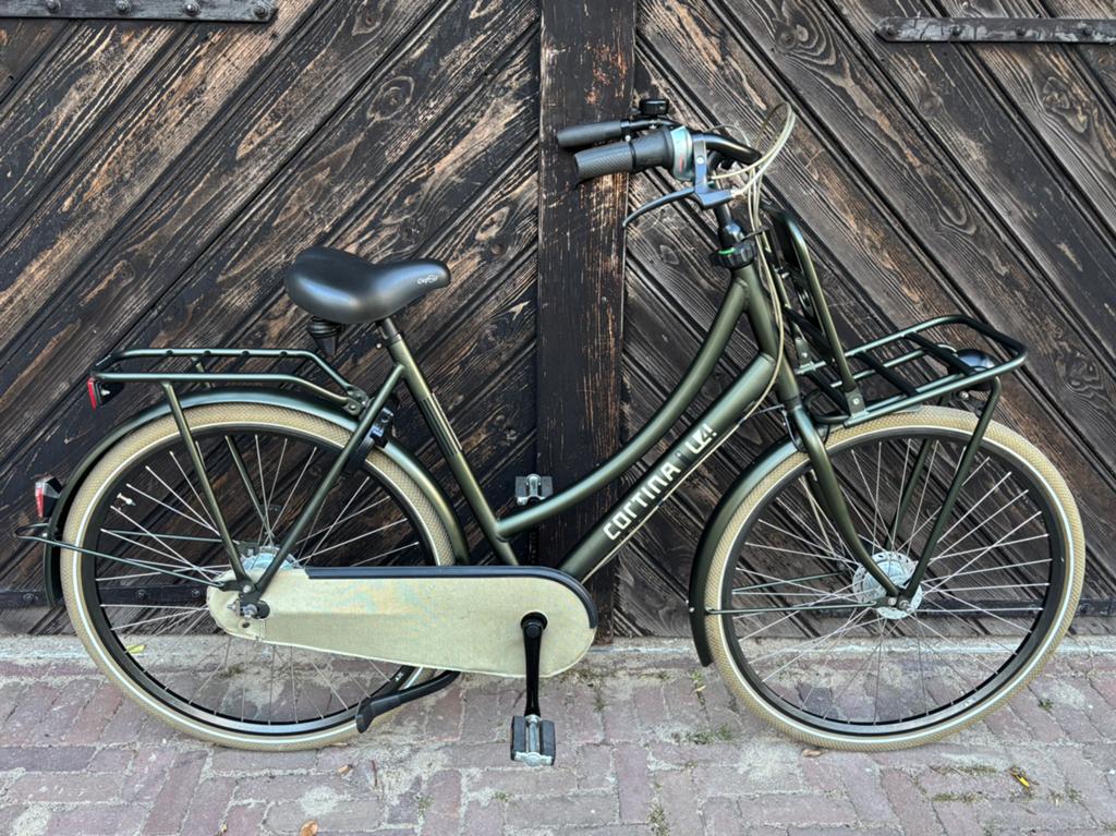 Als nieuwe Cortina U4 damesfiets 28 inch 8v handremmen D57, Fietsen en Brommers, Fietsen | Dames | Omafietsen, 56 cm of meer, Ophalen