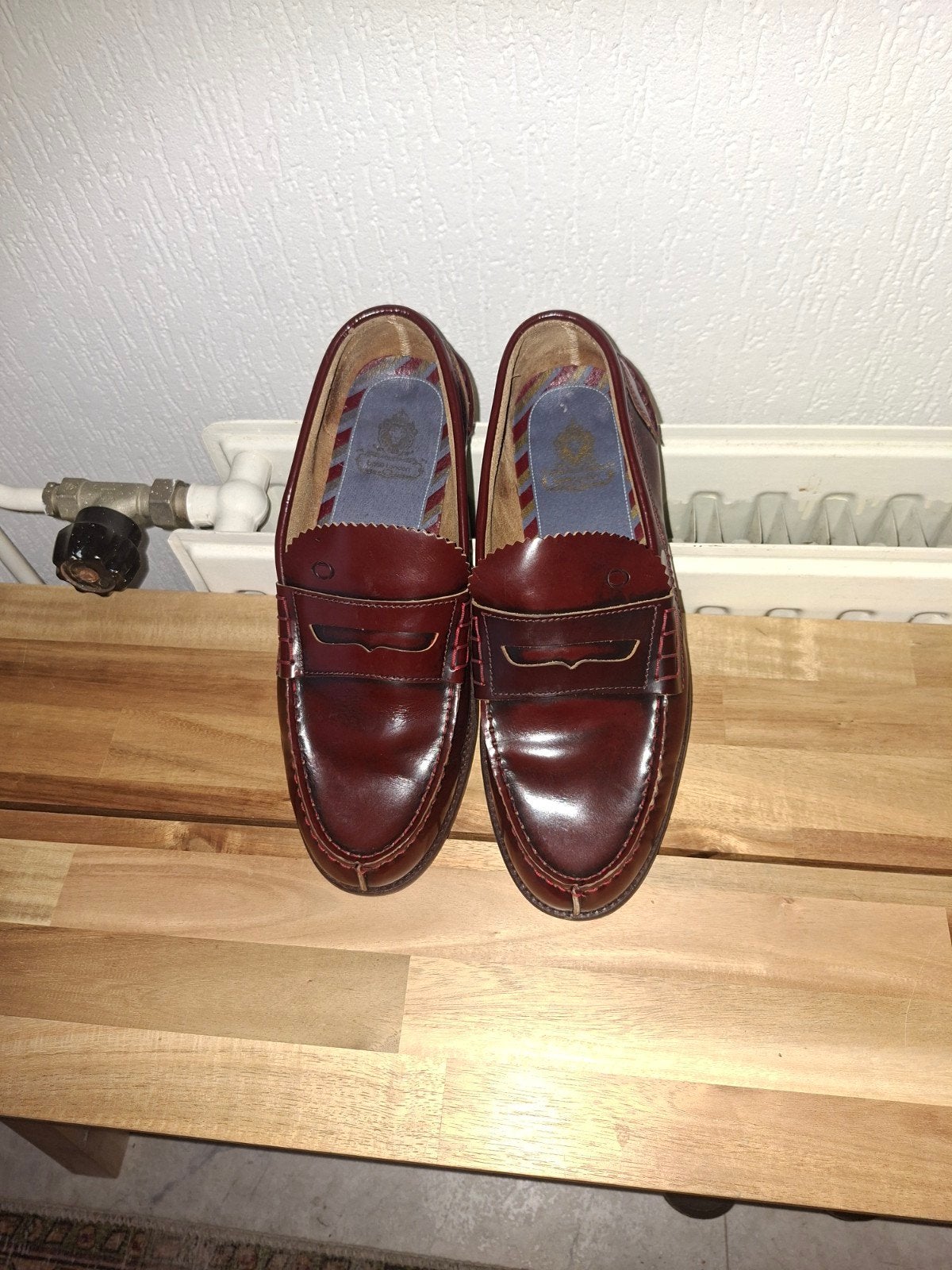Stijlvolle Rode Loafers - Maat 43, Loafers, Overige kleuren, Onbekend, Ophalen of Verzenden