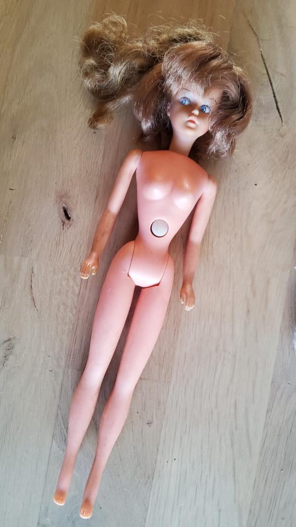 Vintage jaren 60 pop Barbie Tressy Bella doll her hair grows, Verzamelen, Poppen, Ophalen of Verzenden, Gebruikt