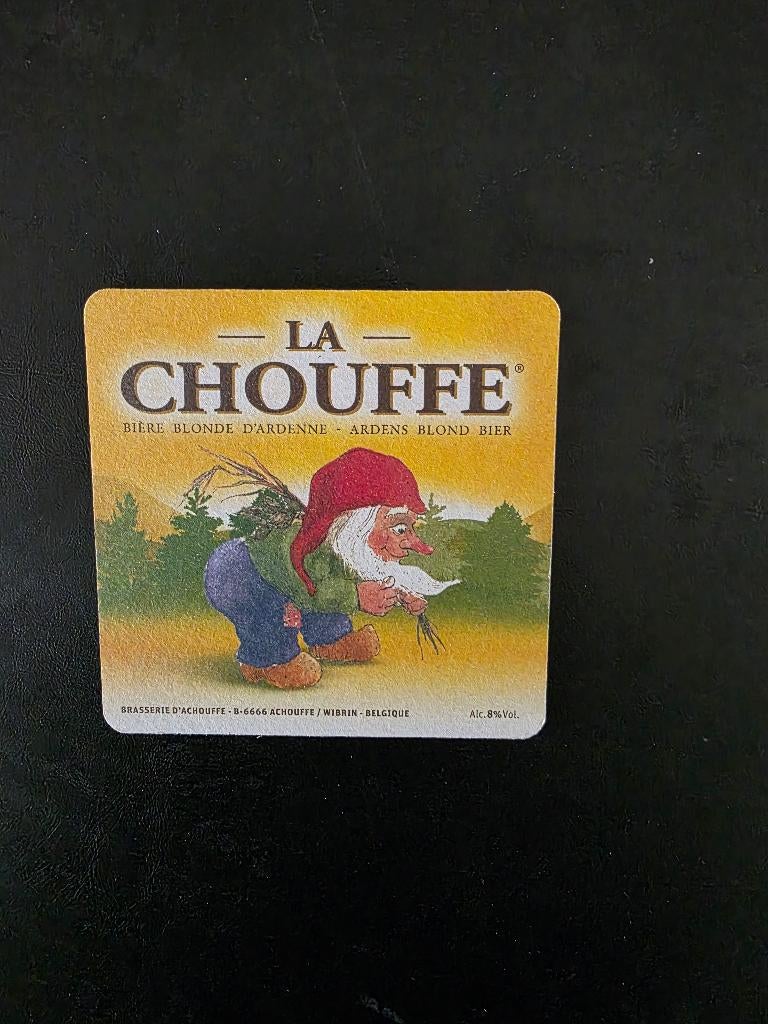 Viltje La Chouffe, Ophalen of Verzenden, Zo goed als nieuw, Viltje(s), Overige merken