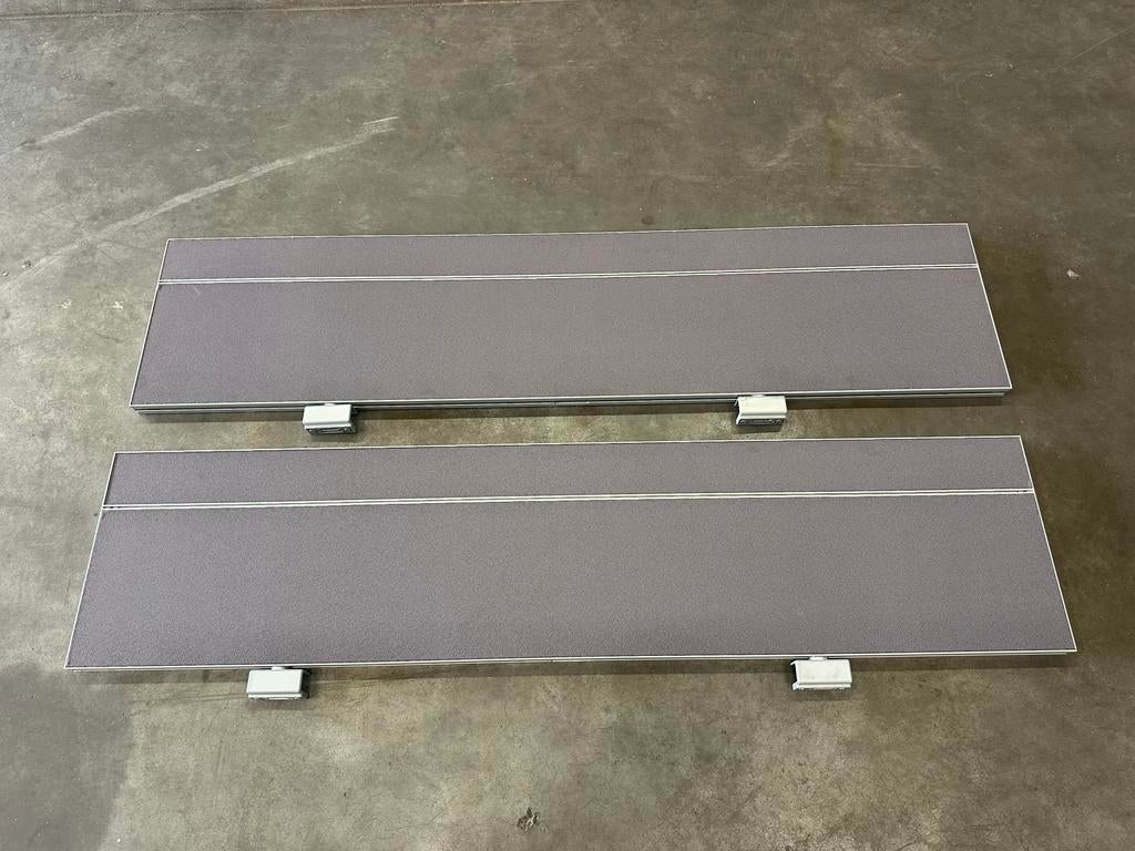 2x akoestisch bureauscherm 160x37x3,5cm, Ophalen, Zo goed als nieuw