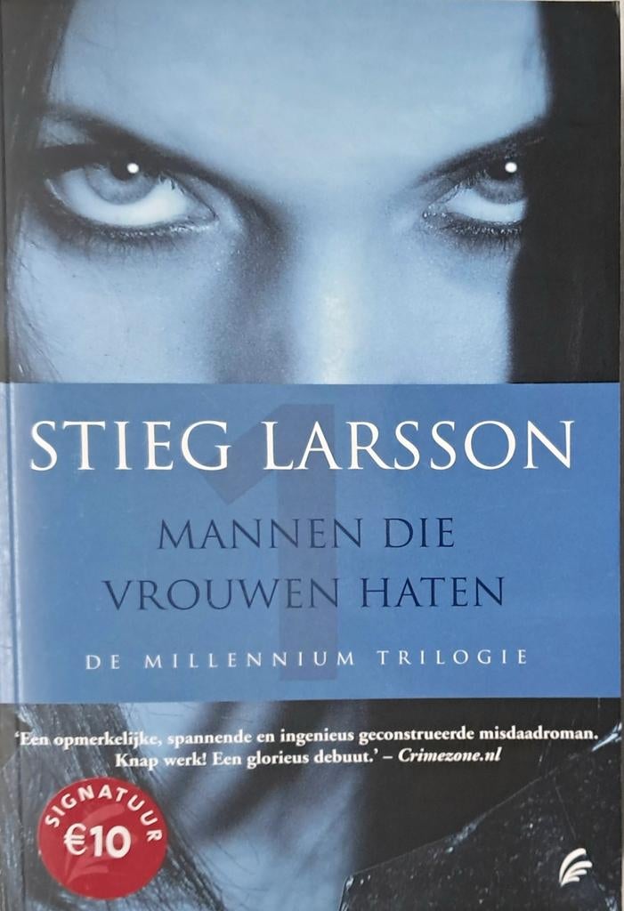 Boek ' MANNEN DIE VROUWEN HATEN', Boeken, Ophalen of Verzenden, Zo goed als nieuw, Nederland, Stieg Larsson