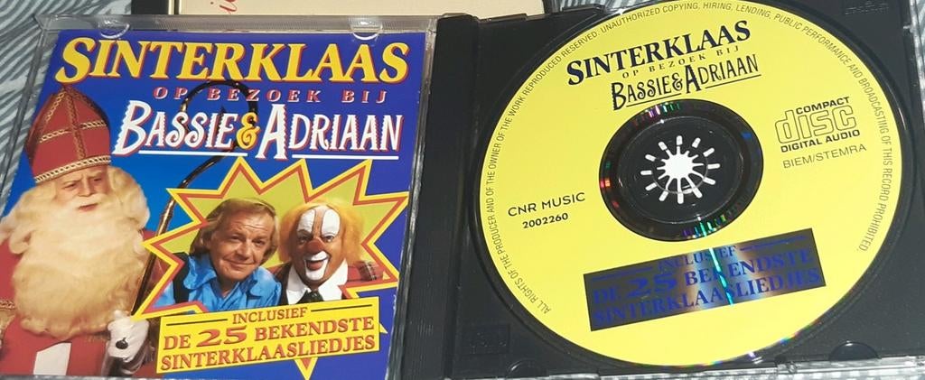Bassie & Adriaan sinterklaas op bezoek bij bassie & adriaan, Cd's en Dvd's, Cd's | Kerst en Sinterklaas, Ophalen of Verzenden