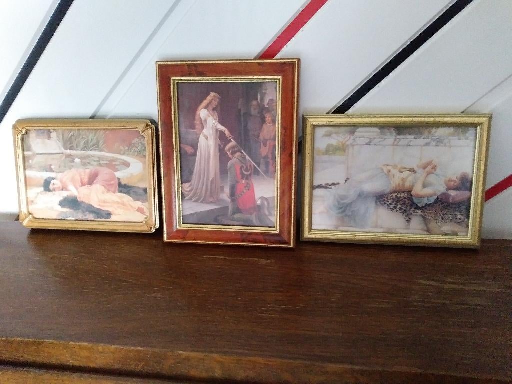 Drie prachtige reproducties van klassieke schilderijen, Ophalen, Minder dan 50 cm, Minder dan 50 cm, Print