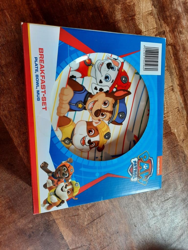 Paw Patrol Ontbijtset, Ophalen, Zo goed als nieuw