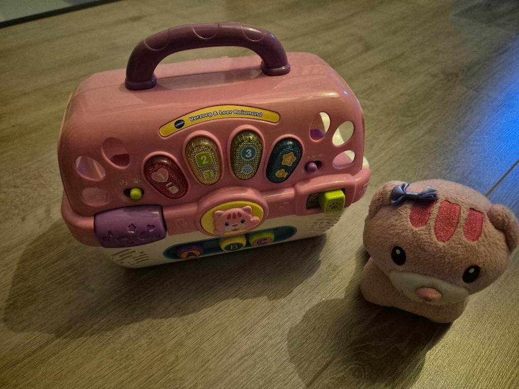 Vtech speelgoed kat met reismand, Kinderen en Baby's, Speelgoed | Vtech, Ophalen of Verzenden, Gebruikt, 2 tot 4 jaar