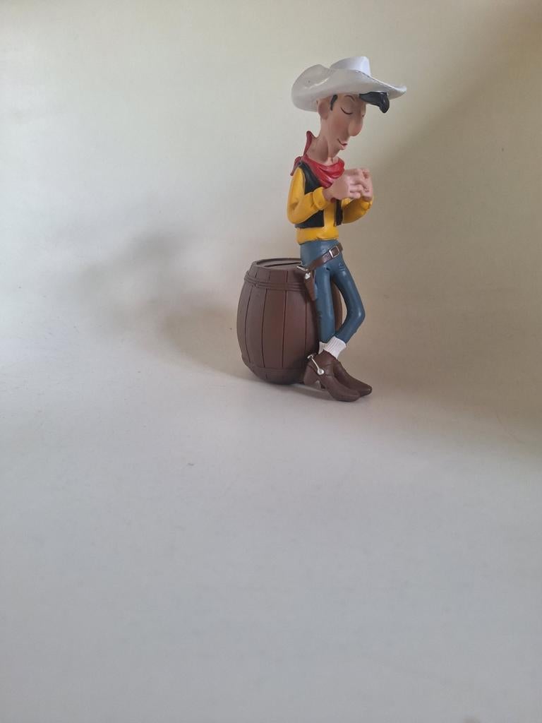 Lucky Luke Beeldje Spaarpot, Verzamelen, Poppetjes en Figuurtjes, Ophalen of Verzenden, Gebruikt