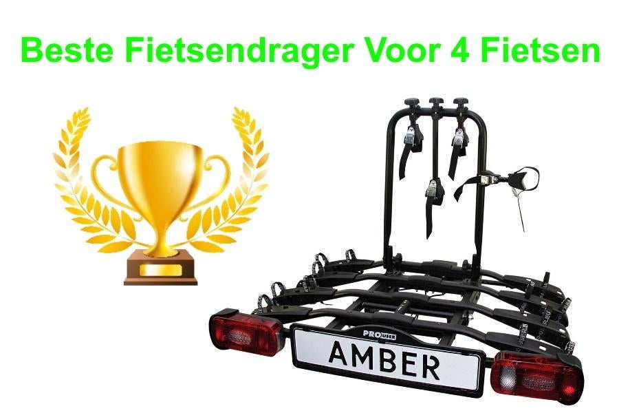 Actie: Pro-user Amber IV - 4 Fietsen - 13-Polig - 3 jr Gar., Auto diversen, Fietsendragers, Elektrische fiets, Nieuw, Ophalen of Verzenden