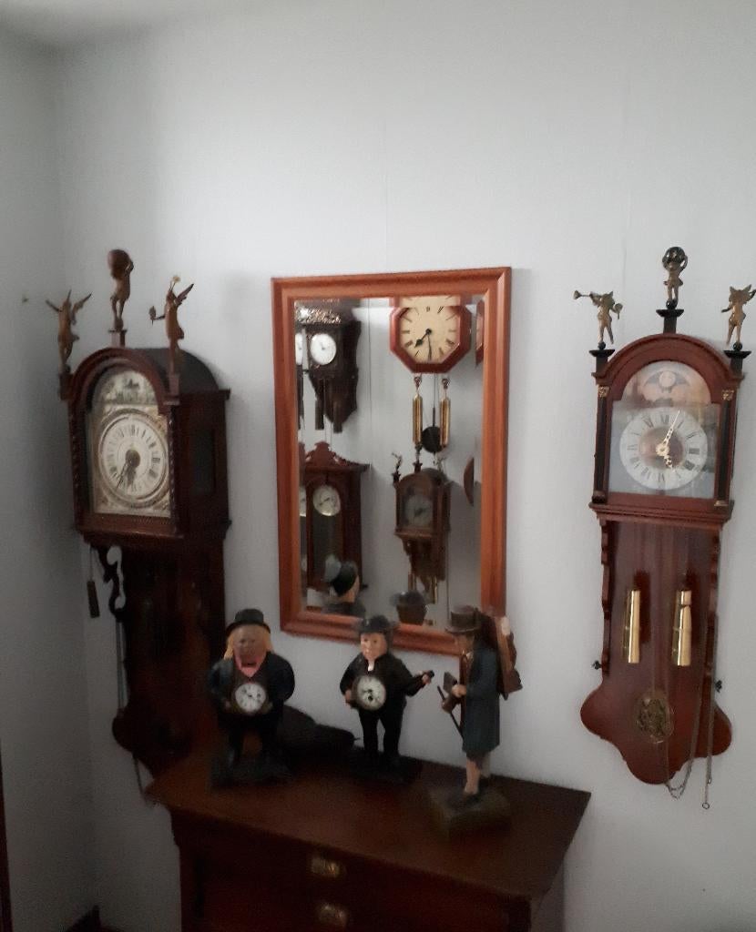Pracht van een Friese staartklok, Antiek en Kunst, Antiek | Klokken, Ophalen