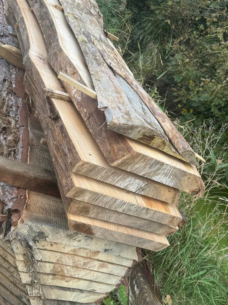Diverse Stamdelen: Eiken, Iepen, Spar, Essen, Ophalen, Nieuw, 250 tot 300 cm, Plank