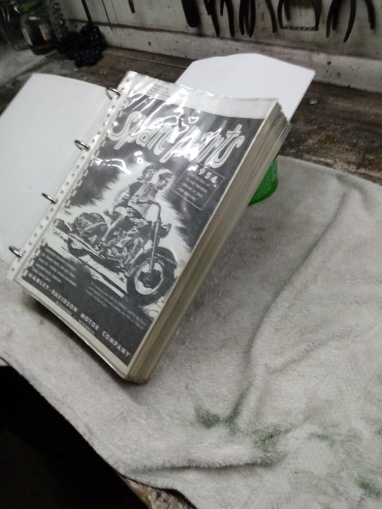 Harley Davidson werkplaats handboek 1941 tot 1954, Motoren, Ophalen of Verzenden, Harley-Davidson of Buell