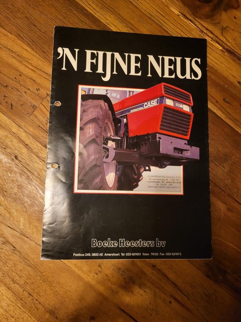 Tractor folder Case IH 'N FIJNE NEUS, Ophalen of Verzenden, Zo goed als nieuw
