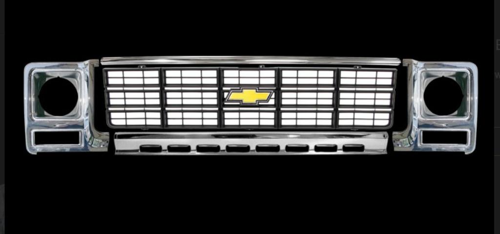 Chrome grille paneel Blazer, Pick-Up of Suburban., Ophalen of Verzenden, Nieuw, Chevrolet