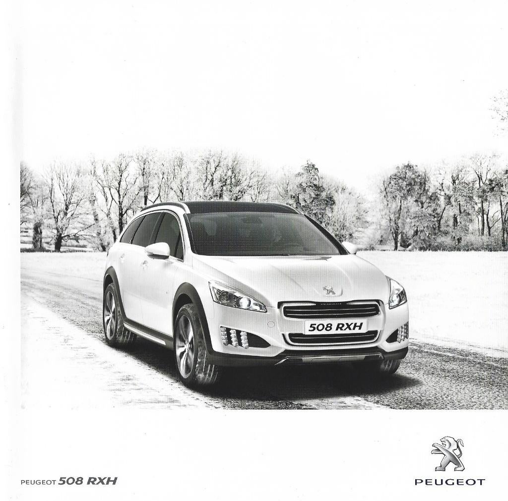 Brochure Peugeot 508 RXH 2012, Ophalen of Verzenden, Gelezen, Peugeot