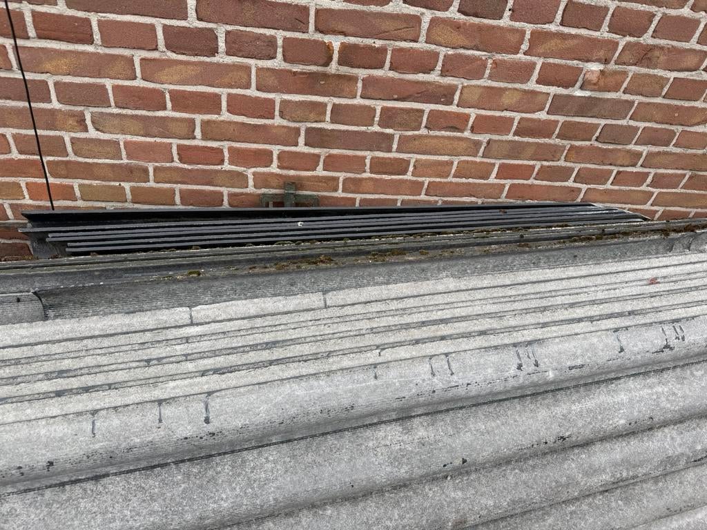 Dakplaten golfplaat beton. Geen asbest, Doe-het-zelf en Verbouw, Dakpannen en Dakbedekking, Zo goed als nieuw, 15 m² of meer, Metaal