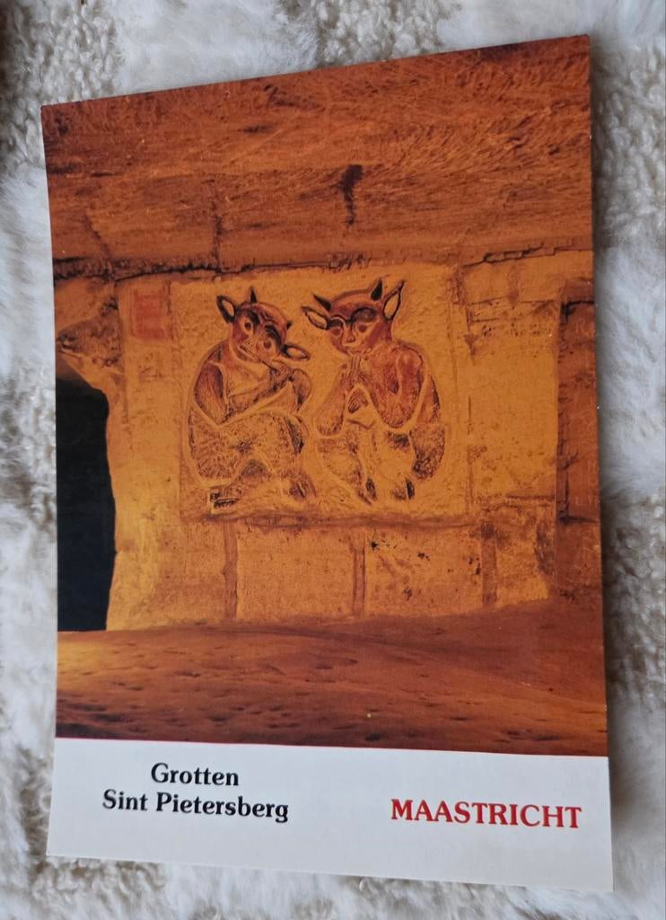 Muurschildering - Grotten van de St. Pietersberg Maastricht, Verzamelen, Verzenden, 1980 tot heden, Ongelopen, Limburg
