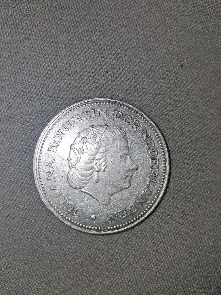 10 gulden 1970, Ophalen, Koningin Juliana, Zilver, Losse munt