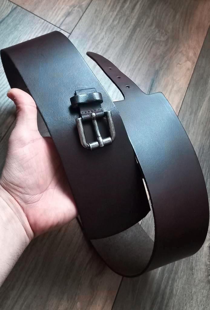 Dames Tailleband Corset Dames Leren Riem Donker bruin II, Ophalen of Verzenden, Zo goed als nieuw