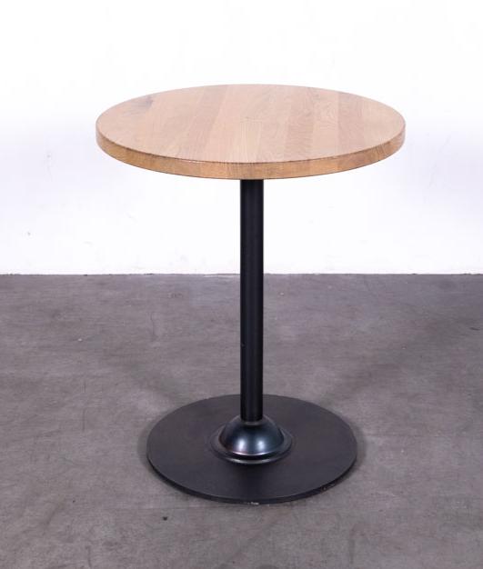 Horecatafel Mabel eiken 60cm rond (13 stuks), Gebruikt, 50 tot 100 cm, Rond, Tot twee personen