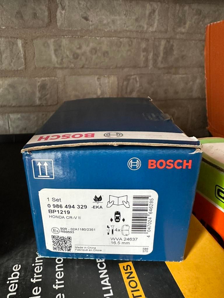 NOOIT GEBRUIKT - Bosch Brake Pads (2x BP1219), Ophalen, Nieuw
