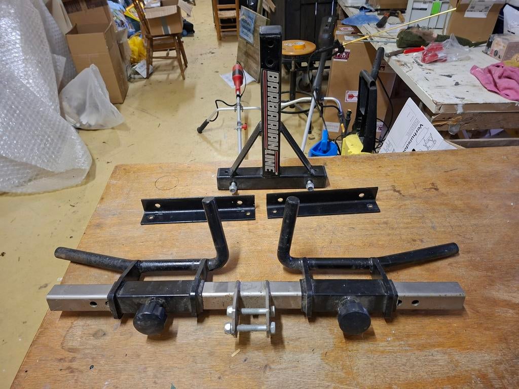 Barbarian line pull up bar, Ophalen, Gebruikt, Metaal, Krachtstation