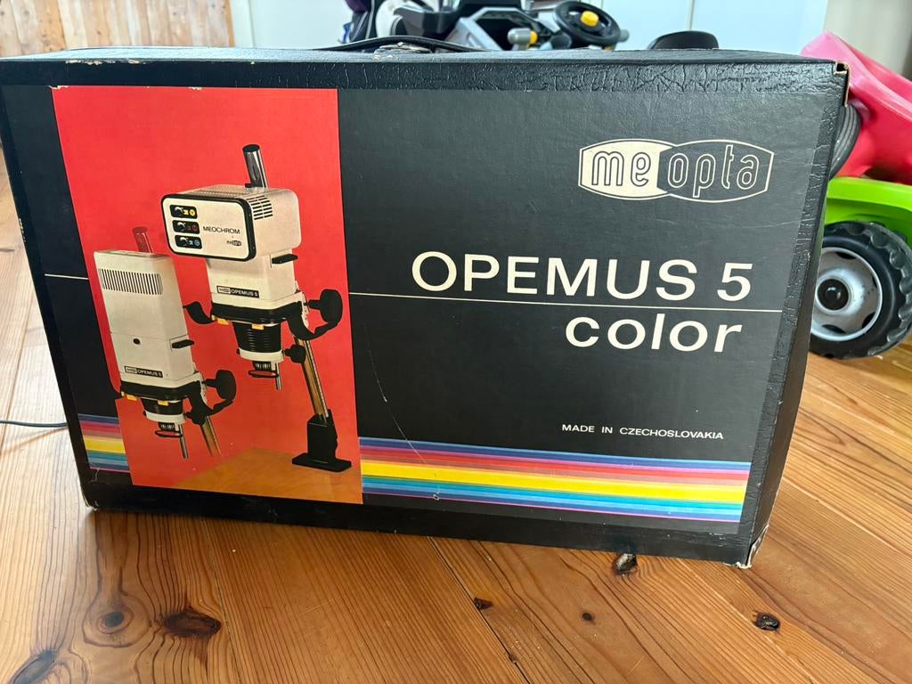 Meopta opemus 5 color dokaset, Audio, Tv en Foto, Fotografie | Doka Toebehoren, Ophalen, Gebruikt, Complete dokaset, Draagbaar