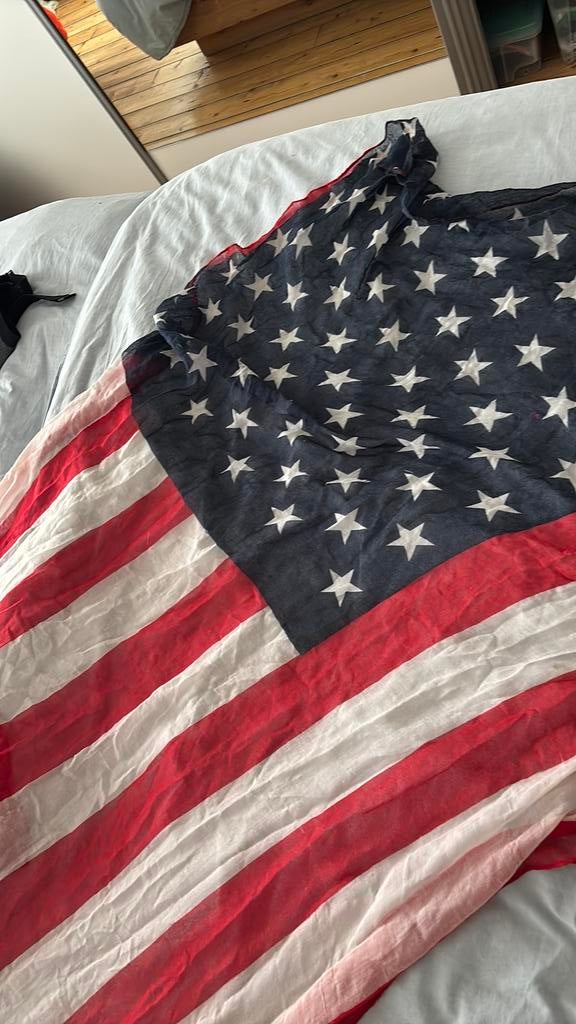 Amerikaanse shawl groot, Ophalen of Verzenden, Zo goed als nieuw, Maat 46/48 (XL) of groter, Sjaal